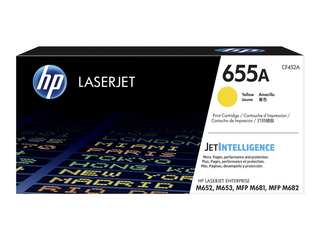 HP 655A LaserJet Toner Cartouche Jaune
