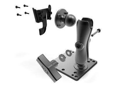 MobileDemand - Mounting kit (double socket arm, quick release mechanism, VESA mounting plate with C-ball, mount rail with C-ball)