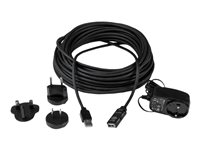 StarTech 15m USB 2.0 Active Extension Cable - M/F - 15 meter USB 2.0 Repeater Cable Cord - USB A Male to USB A Female - 15 m,