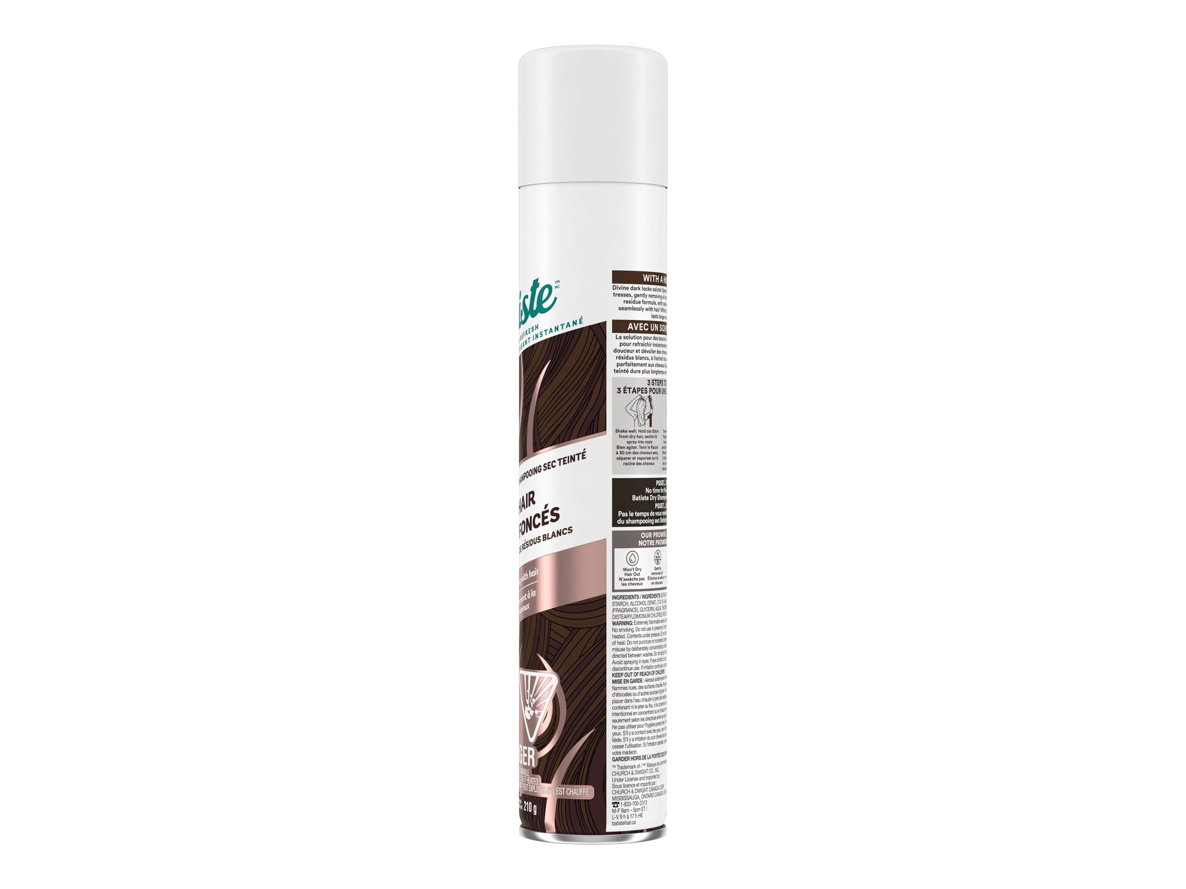 Batiste Dark Hair Dry Shampoo - 350ml