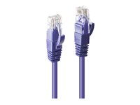 Lindy patch cable - 50 cm - purple