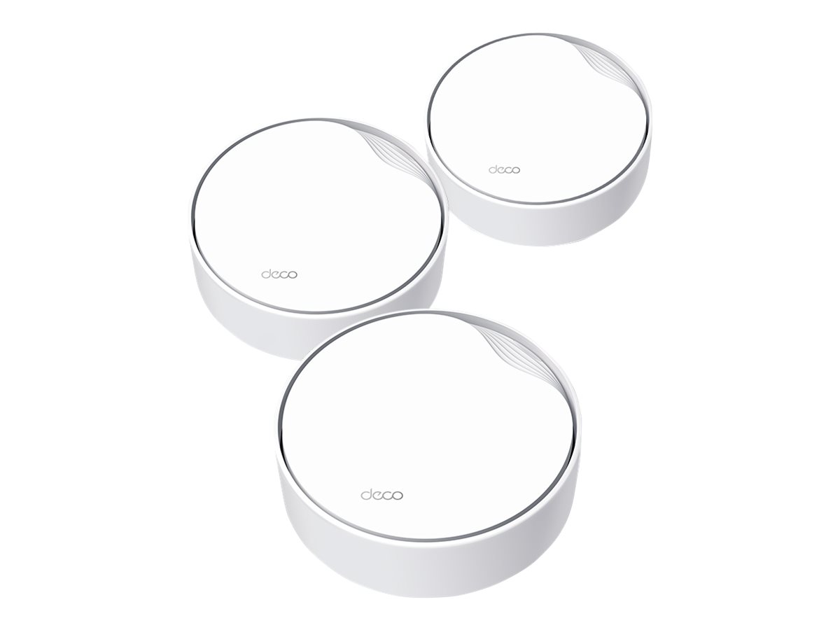 TP-Link Deco X50-PoE V1 - Wi-Fi system - Wi-Fi 6 - desktop, wall-mountable, ceiling-mountable