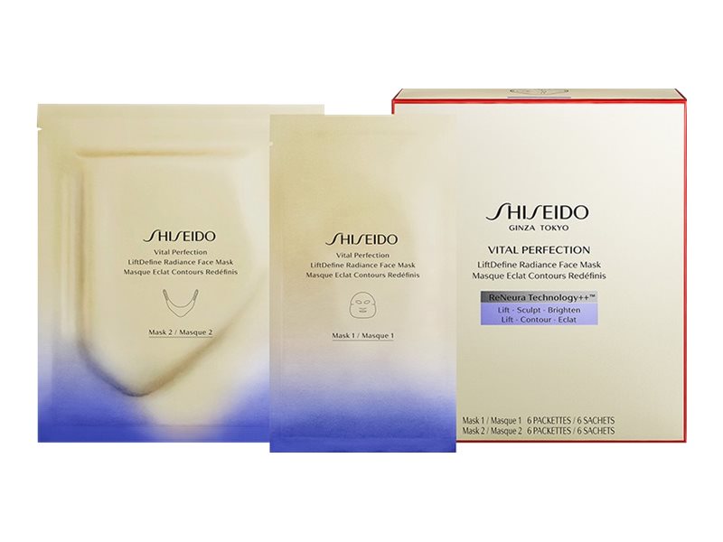 Shiseido Vital Perfection LiftDefine Face Mask - 6 pack | London