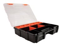 DeLOCK Værktøjskasse Sort Orange Plastik