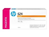 HP 624 - magenta - original - ink cartridge