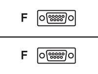 Zebra Kiosk Printer RS232 Serial Cable Printer cable DB-9 (F) to DB-9 (F) 5 ft 
