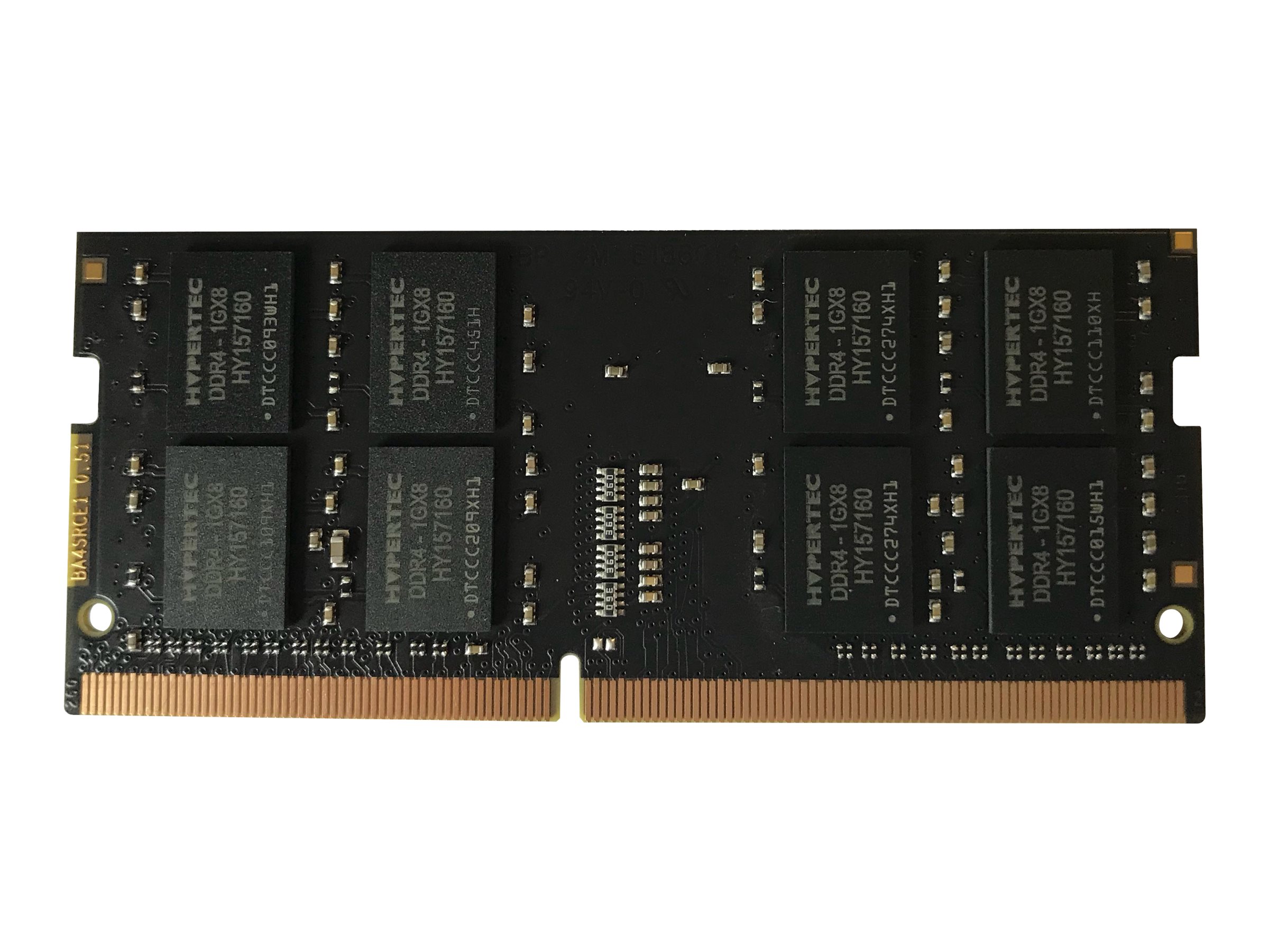An image of Hypertec - DDR4 - module - 16 GB - SO-DIMM 260-pin - 2666 MHz / PC4-21300 - unbuffered