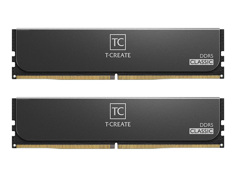 T-CREATE CLASSIC DDR5 kit 64 GB: 2 x 32 GB DIMM 288-pin 6000 MHz / PC5-48000 Product shot Front 79575