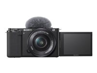 Sony a ZV-E10L 24.2Megapixel Sort Digitalkamera