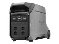 EcoFlow Delta Pro 3 - Transportabel strømstation - AC 200-240 V - 4000 Watt - litiumjernfosfat - Bluetooth, Wi-Fi, CAN - output-stikforbindelser: 8 - Europa