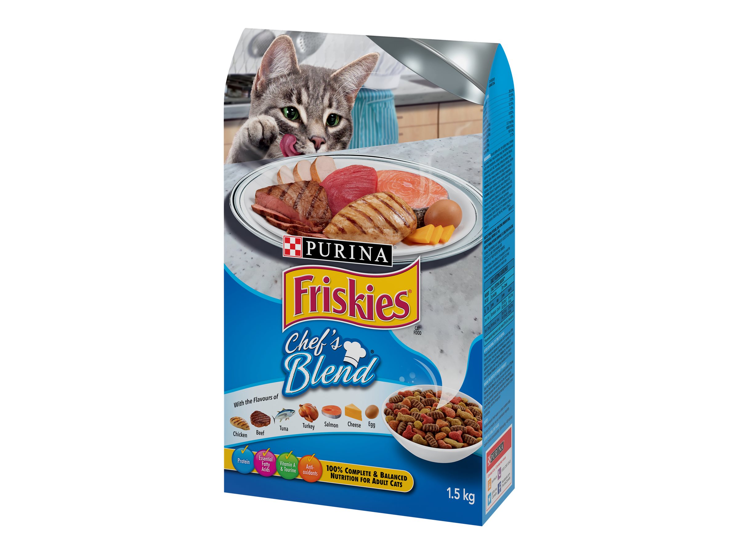 FRISKIES DRY CHEFS BLEND CAT 22202