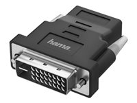 Hama Videoadapter HDMI / DVI Sort