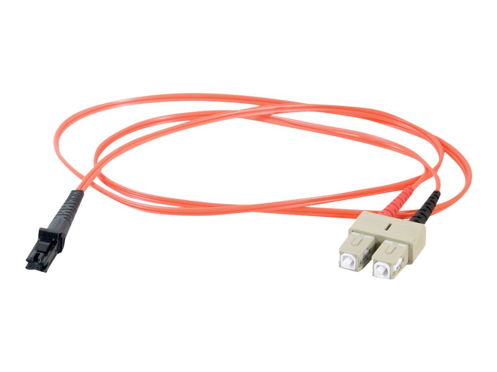 C2G 7m MTRJ-SC 62.5/125 OM1 Duplex Multimode PVC Fiber Optic Cable
