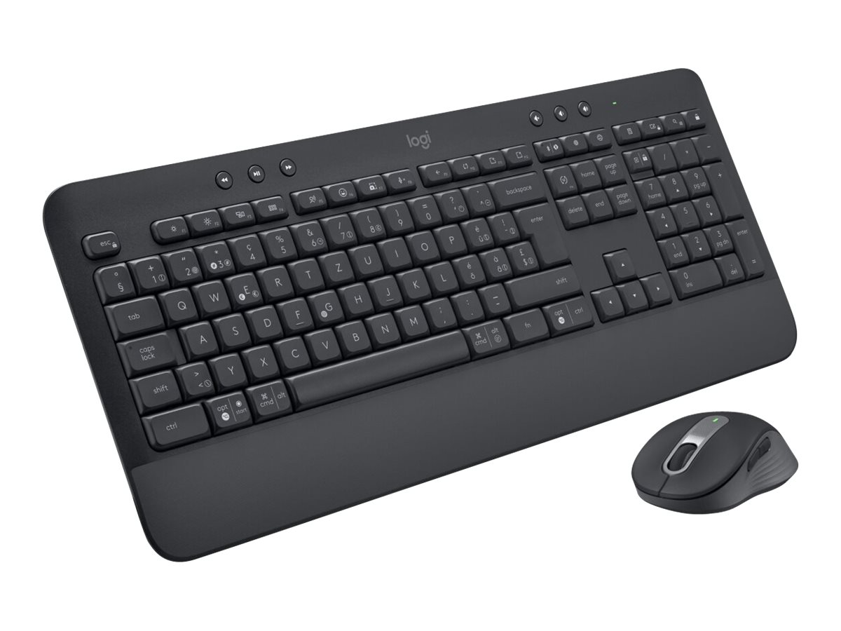 Logitech Signature MK650 Combo for Business - klávesnice a sada myši - AZERTY - belgická - bělavá Vstupní zařízení – foto 3