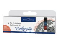Faber Castell Tuschestift Pitt Artist Pen C 4x stand.