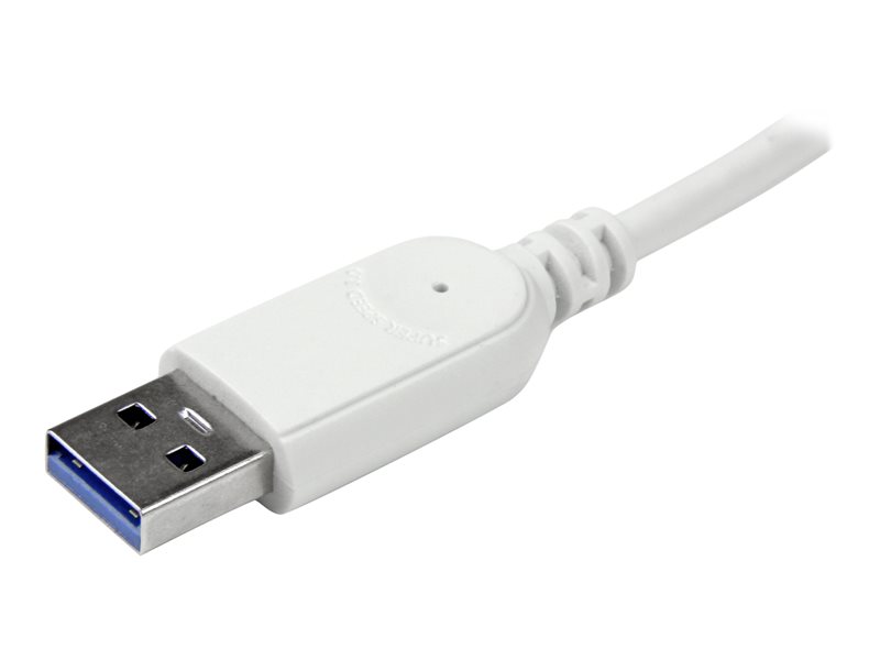 StarTech.com Hub USB 3.0 3 ports avec GbE - Aluminium