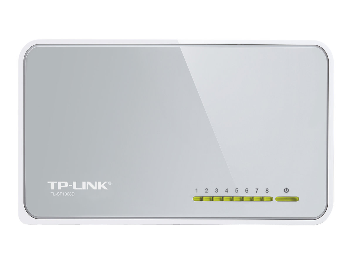 TP-Link TL-SF1008D 8-Port 10/100Mbps Desktop Switch - přepínač - 8 porty – foto 2