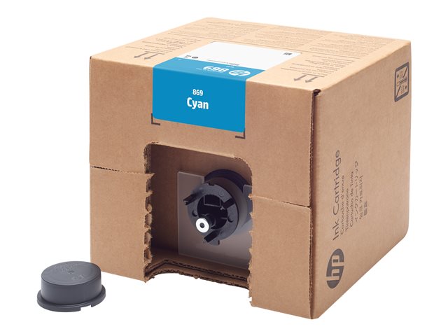 HP 869 3L Cyan PageWide XL Pro Ink Cart. 1XA89A