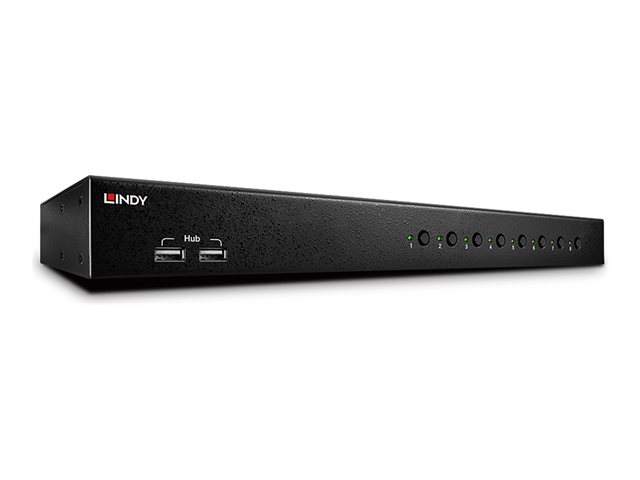 Switch KVM DVI-I Single Link, USB 2.0 & Audio, 8 ports