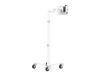 Compulocks iPad 10th-11th (A16) Gen Space Enclosure Medical Rolling Cart Extended Plus Hub White cart - for tablet - white