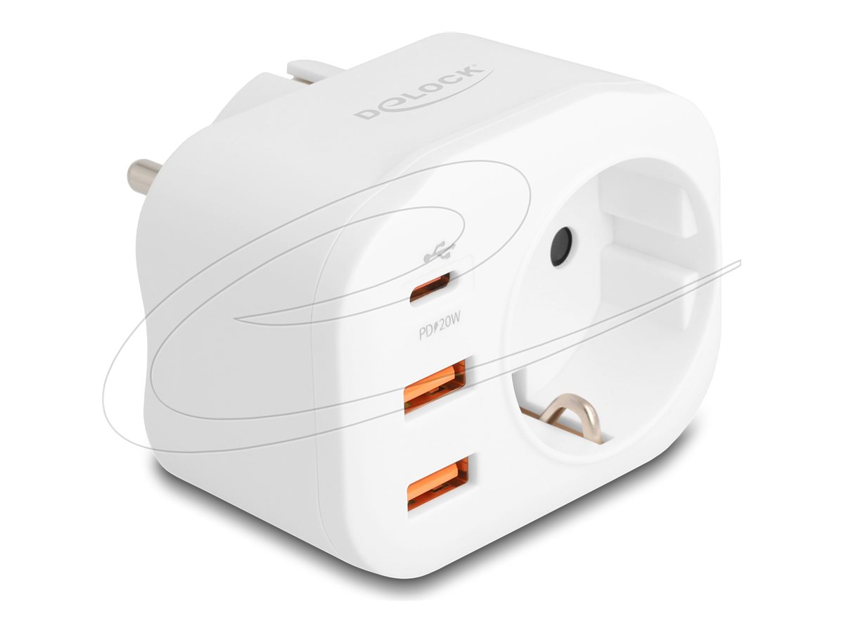 Power Socket with childproof lock and US