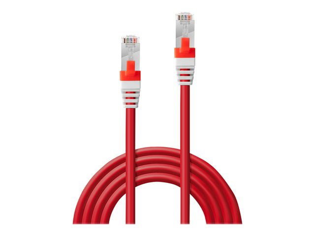 LINDY S/FTP Cat.6A Cable Red 5m