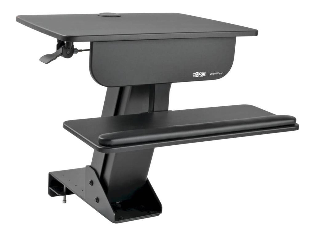 Tripp Lite Sit Stand Desktop Workstation Adjustable Standing Desk w/ Clamp