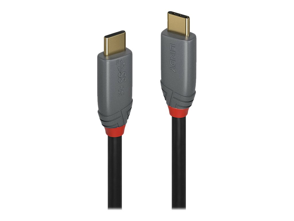 C ble USB 3.2 type C vers C, 20Gbit/s, 5A, PD, Anthra Line, 1m