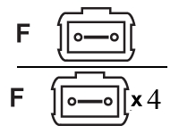 AddOn - Câble inverseur - MPO/PC multi-mode (F) pour MPO/PC multi-mode (F) - 3 m 