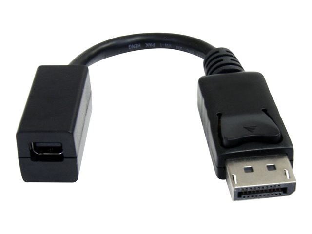 Image of StarTech.com 6in DisplayPort to Mini DisplayPort Video Cable Adapter (DP2MDPMF6IN) - DisplayPort adapter - 15.2 cm