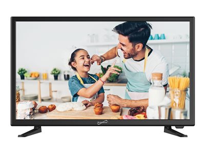 Supersonic SC-2412 24INCH Diagonal Class LED-backlit LCD TV with built-in DVD player 