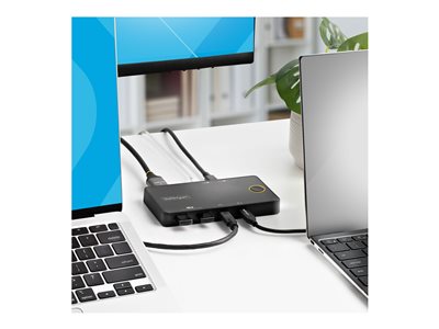 UGREEN USB 3.0 KVM Switch HDMI with 3 USB + 1 Type-C Ports USB  Switch 4K@60Hz for 2 Computers Sharing Monitor Keyboard Mouse USB C Hard  Drives Printer, with 2 USB