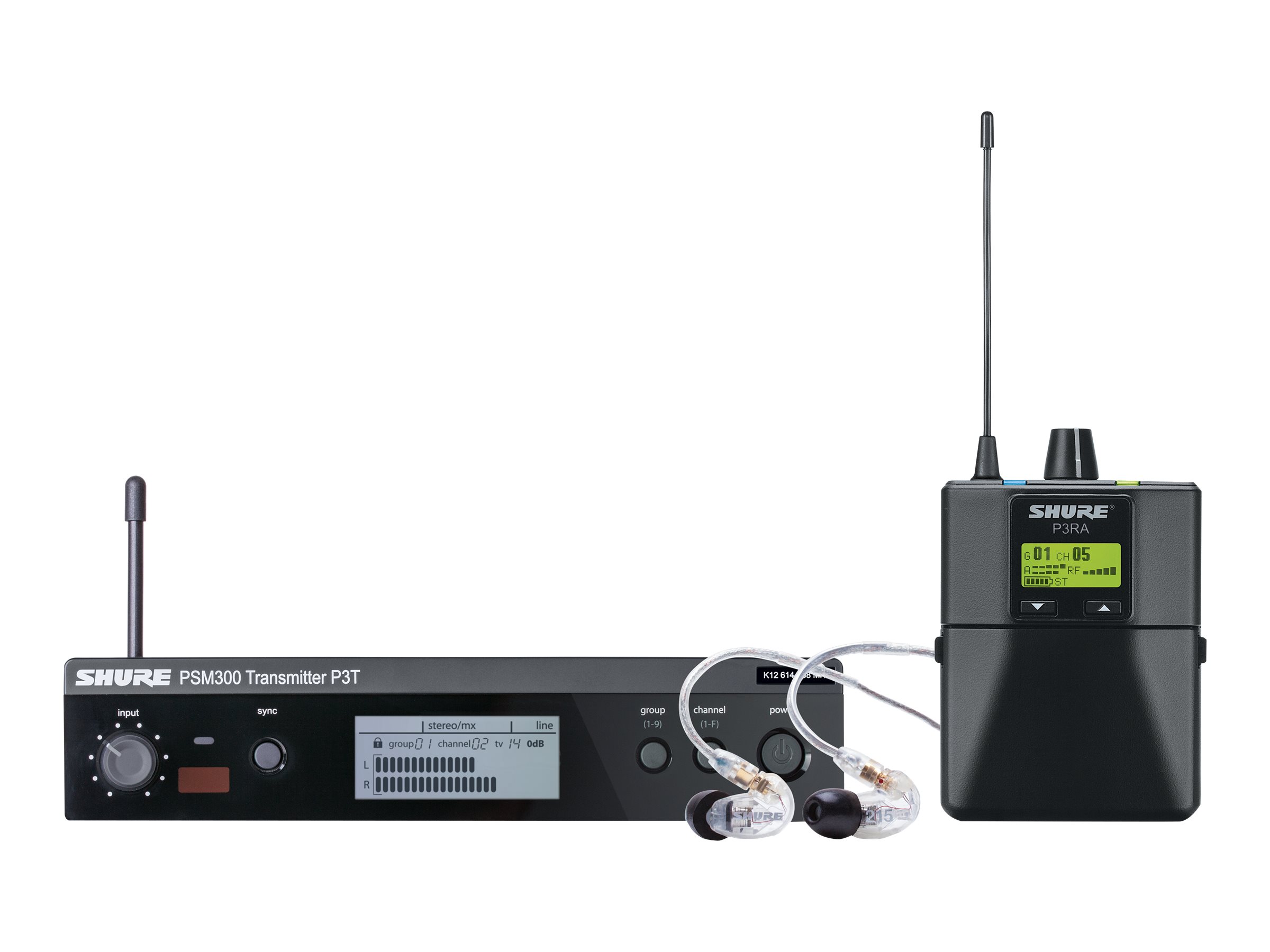 Shure PSM 300 Personal Monitor System P3TRA215CL