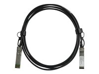 Startech Cisco SFP-H10GB-CU2-5M Compatible 2.5m 10G SFP+ to SFP+ DAC Twinax, 10GbE SFP+ Copper DAC 10Gbps/10GE Low Power Passive SFP+ Transceiver Module DAC Cable, Firepower ASR9000 - Lifetime Warranty (SFPH10GBCU25) - 10GBase direct attach cable - 2.5 m - black