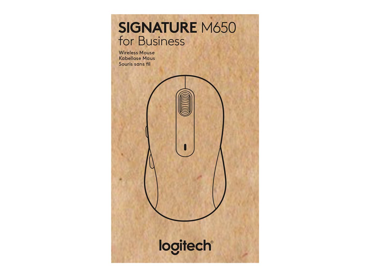 Logitech Signature M650 L for Business - myš - 2.4 GHz, Bluetooth - grafit – foto 6