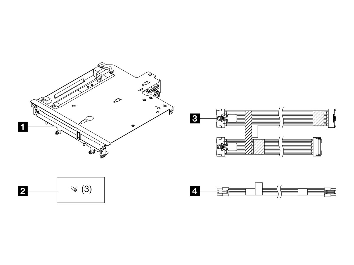 Lenovo - Server riser assembly