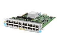 HPE - Module d'extension - Gigabit Ethernet (PoE+) x 24 - pour HPE Aruba 5406R, 5406R 16, 5406R 44, 5406R 8-port, 5406R zl2, 5412R, 5412R 92, 5412R zl2