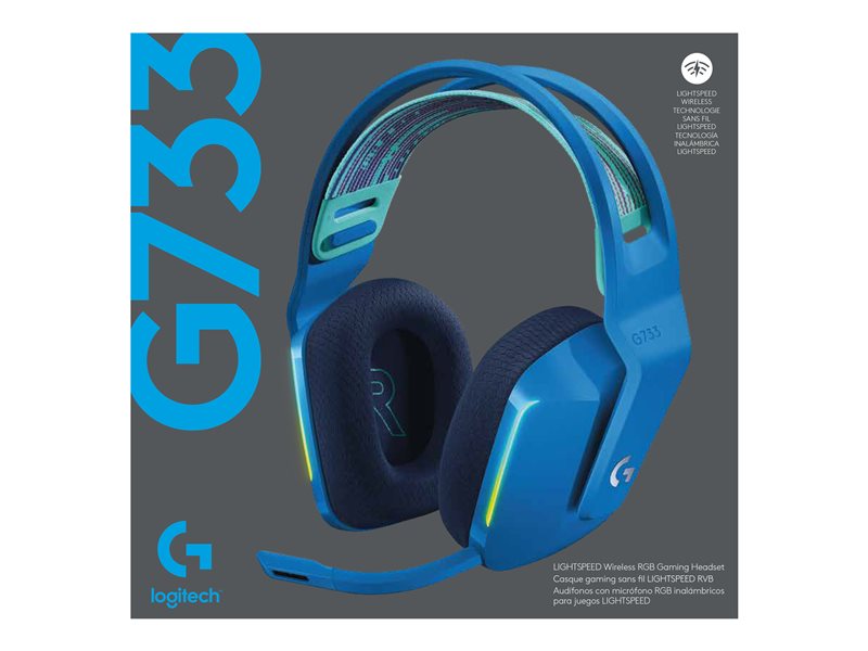 LOGI G733 LightSpeed Headset blue