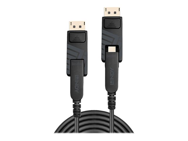 LINDY Fibre Optic Hybrid DP 1.4 70m