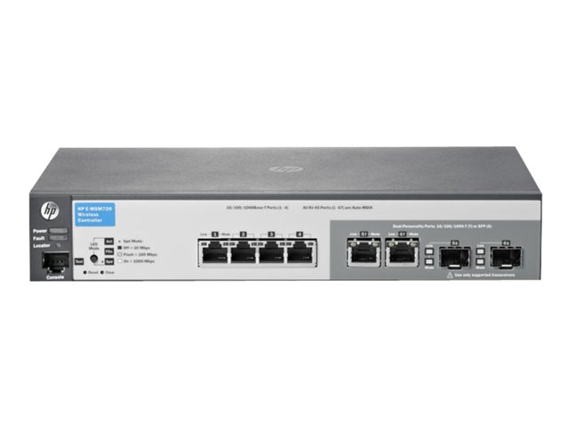 HPE MSM720 Premium Mobility Controller (WW) - Netzwerk-Verwaltungsger?t - 6 Anschl?sse - GigE