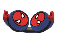 Lexibook Spiderman HPBT010SP Trådløs Kabling Hovedtelefoner Blå Rød