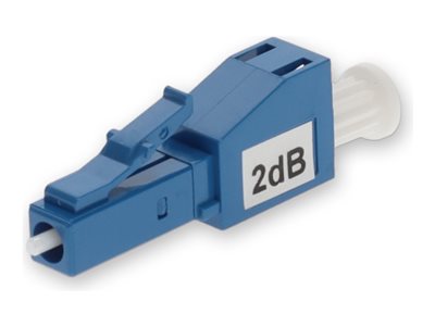 2PK LC MALE TO LC FEMALE 2DB OS1 SMF PATCH FIBER ATTENUATOR
