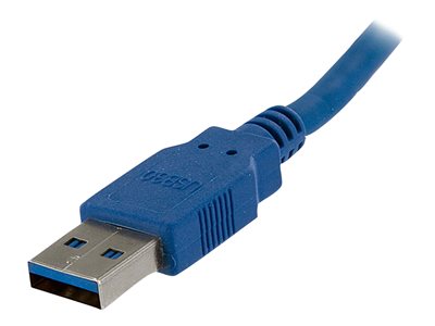 StarTech.com 1m Blue SuperSpeed USB 3.0 Extension Cable A to A - Male to Female USB 3 Extension Cable Cord 1 m (USB3SEXT1M) - USB extension cable - USB Type A (M) to USB Type A (F) - USB 3.0 - 1 m - black - for P/N: 2SD4FCRU3, CFASTRWU3, HB30A4AIB, HB30C4AIB, HB31C4AB, MSDREADU3CA, USB3SAA3MBK