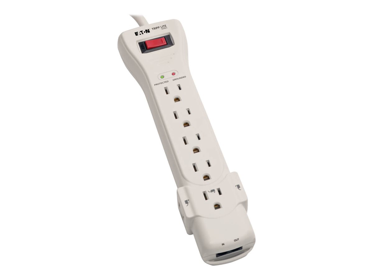 Tripp Lite Surge Protector Power Strip 120V 7 Outlet RJ11 15' Cord 2520 Joules