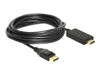 DeLOCK Videokabel DisplayPort / HDMI 5m Sort