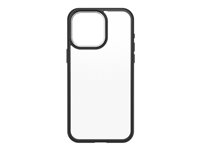 OtterBox React Series Beskyttelsescover Sort krystal (klar/sort) Apple iPhone 15 Pro Max