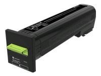 Lexmark - Black - original - toner cartridge LCCP, LRP - for Lexmark CS820, CX820, CX825, CX860