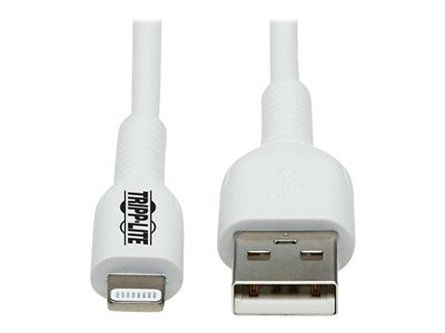 Tripp Lite Safe-IT USB-A to Lightning Sync/Charge Cable Anti-bacterial MFi Certified