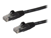 StarTech.com 100ft CAT6 Ethernet Cable, 10 Gigabit Snagless RJ45 650MHz 100W PoE Patch Cord, CAT 6 10GbE UTP Network Cable w/Strain Relief, Black, Fluke Tested/Wiring is UL Certified/TIA - Category 6 - 24AWG (N6PATCH100BK)