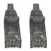Tripp Lite Cat6a 10G Snagless Molded UTP Ethernet Cable (RJ45 M/M), PoE, Gray, 20 ft. (6.1 m)